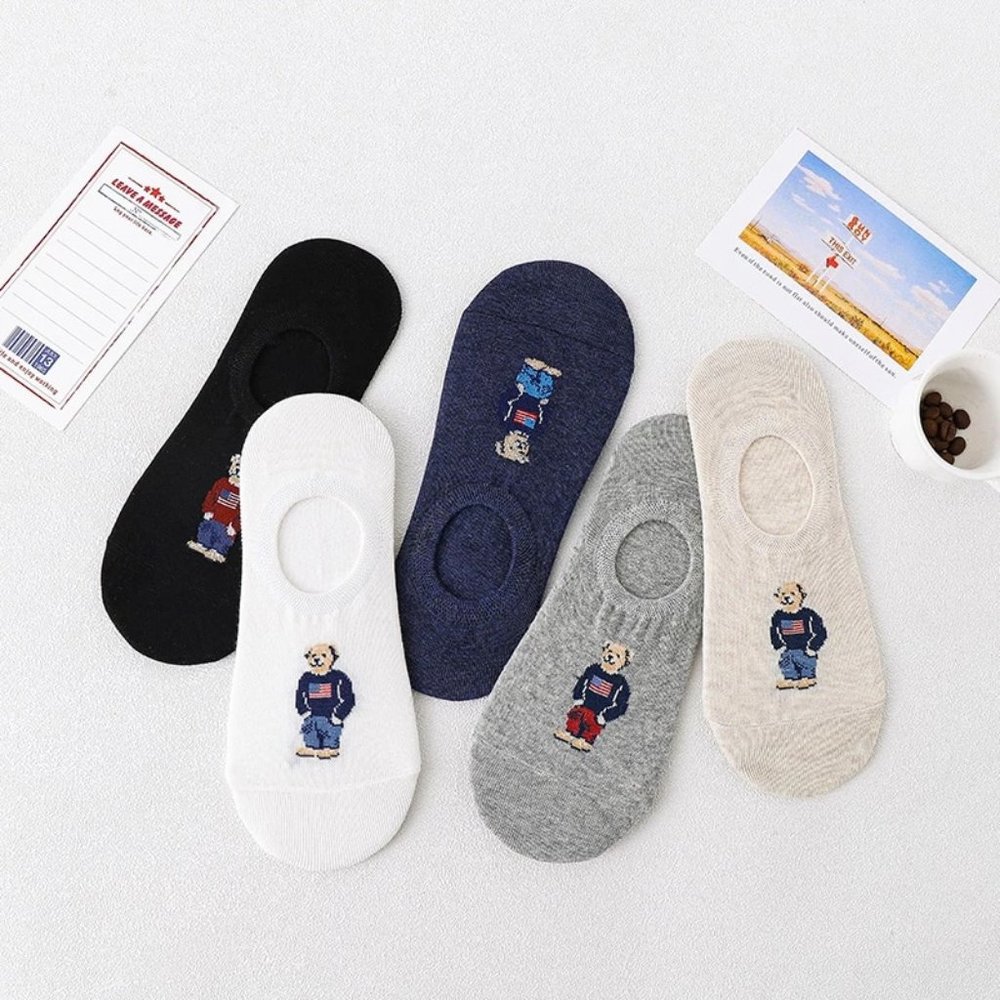 BEAR FOTTIES - 5 PAIRS